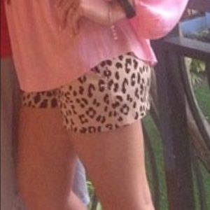 Tibi Shorts - Tibi New York leopard shorts Tibi Shorts - Tibi New York leopard shorts